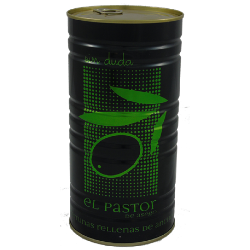 MASLINE VERZI CU PASTA DE ANCHOA - 1470g