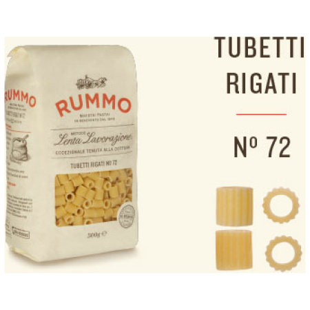 TUBETTI RIGATI | Nº 72
