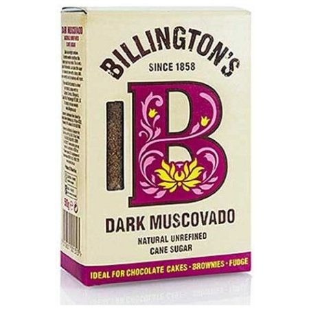 ZAHAR NERAFINAT BILLINGTON'S DARK MUSCOVADO 500g
